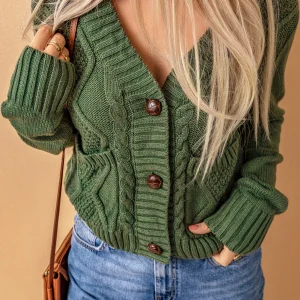 Cardigan texturé avec poches