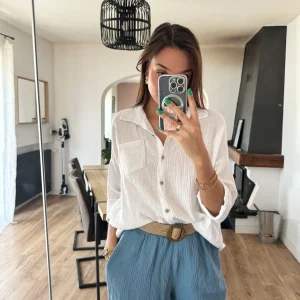 Chemise gaz de coton