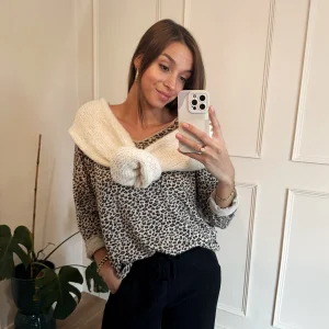 Pull léger léopard
