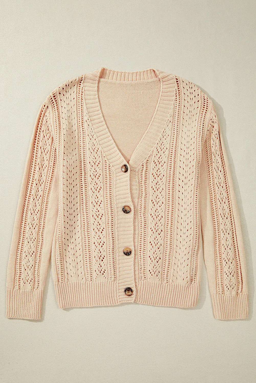 Cardigan pull ouvert en tricot a épaules tombantes – Image 7