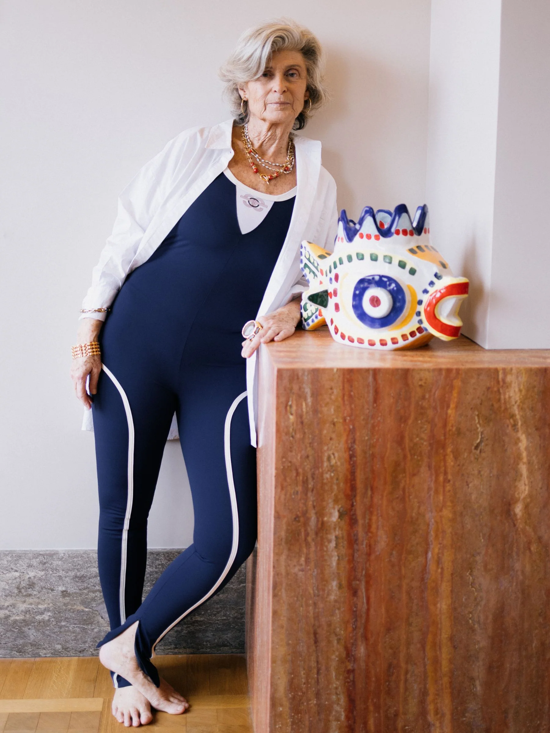 ARI new combinaison bleu & beige – Image 2