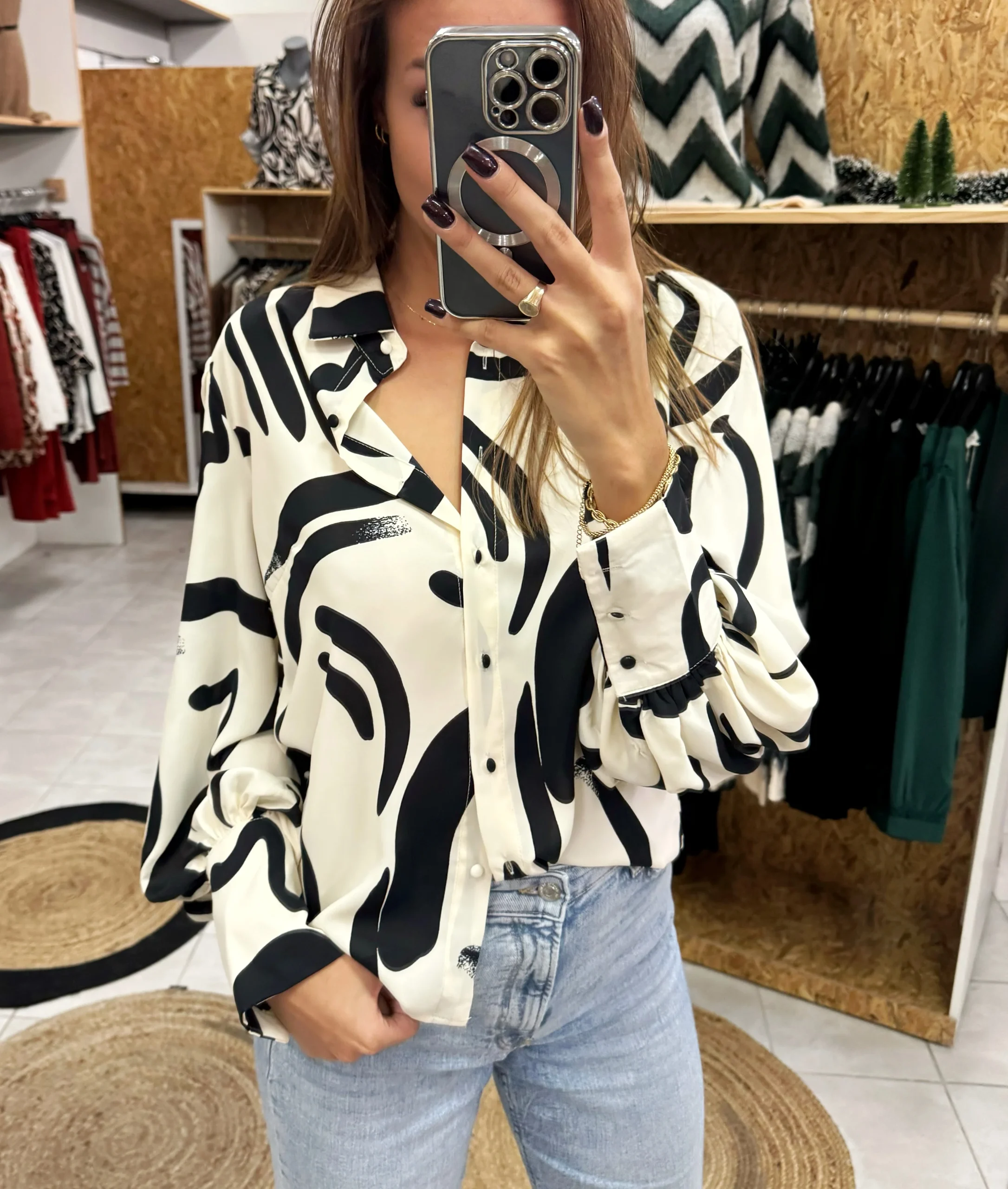 Chemisier manches bouffantes – Image 2