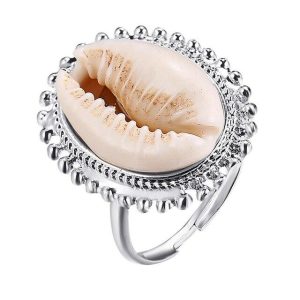 Bague Coquillage Blanc