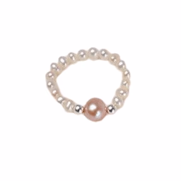 Bague Coquillage Perles – Image 2