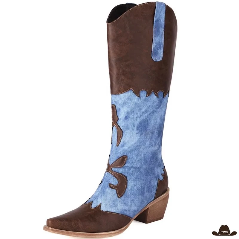 Bottes Cowboy Femme Talon Haut – Image 3
