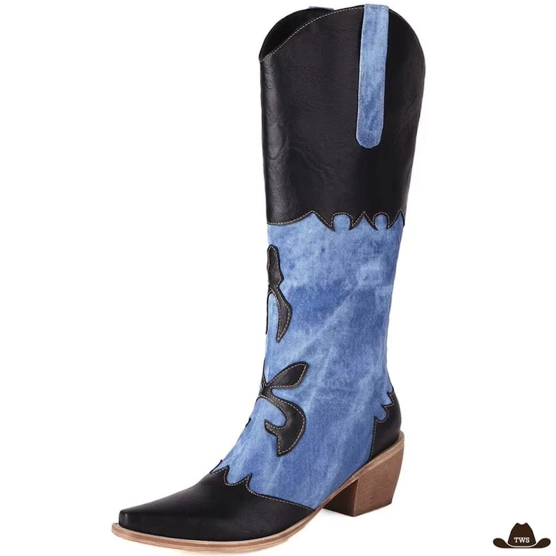 Bottes Cowboy Femme Talon Haut – Image 2