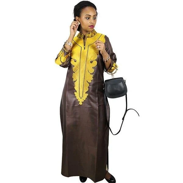 Boubou Africain Bazin Femme – Image 5