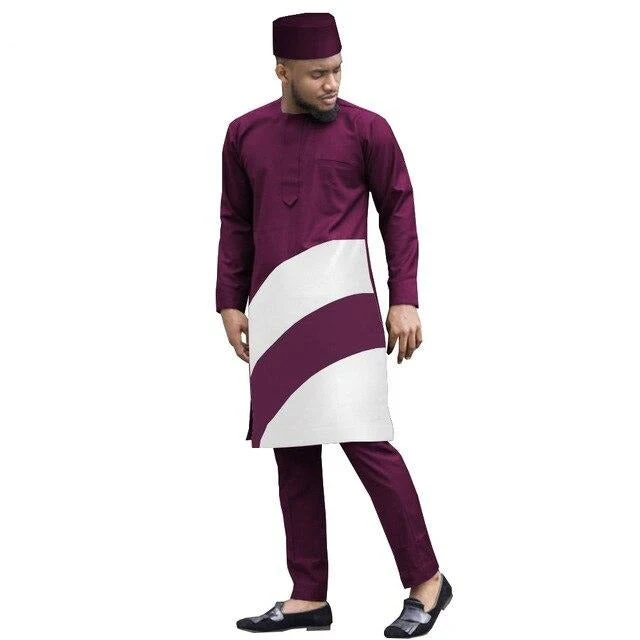 Boubou Africain Bazin Riche Pour Homme – Image 4