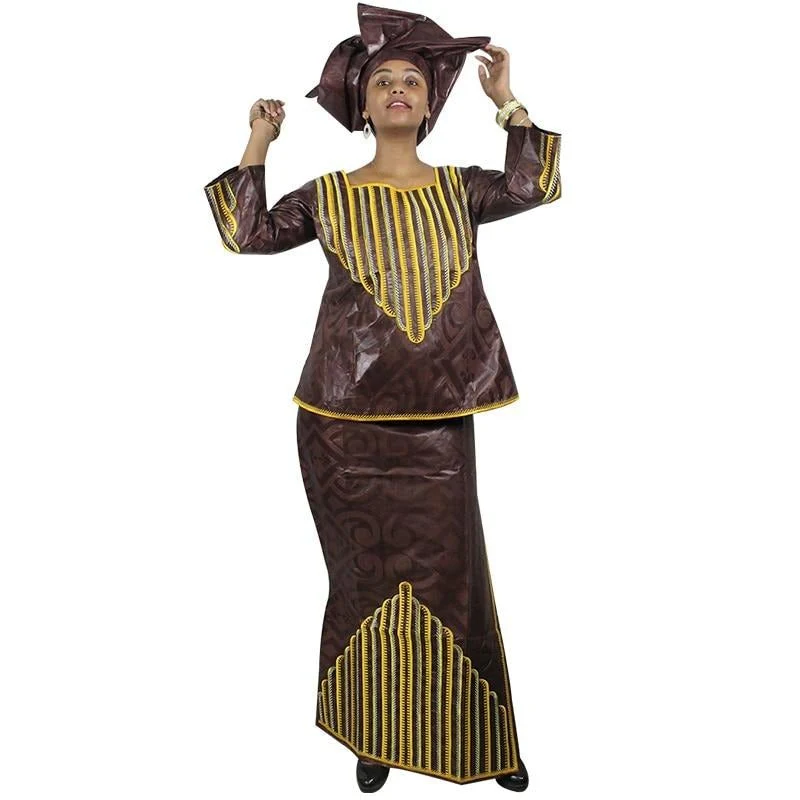 Boubou Africain Femme 2 Pièces – Image 2