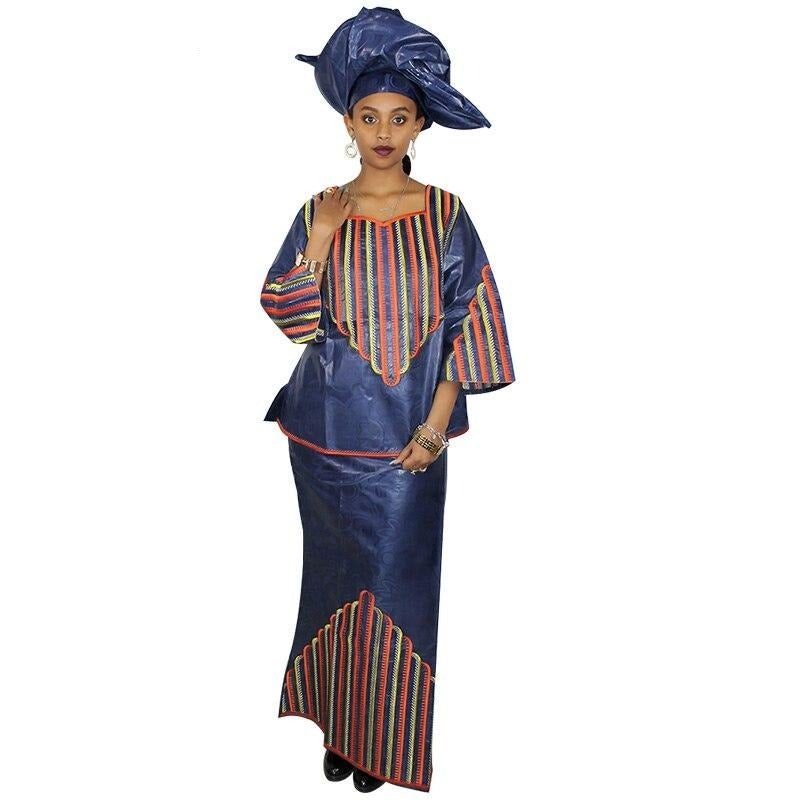 Boubou Africain Femme 2 Pièces – Image 3