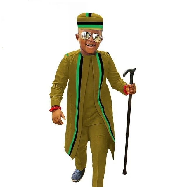 Boubou Africain Traditionnel Garçon – Image 3