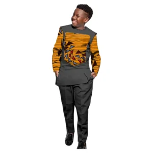 Boubou Africain Enfant Garçon