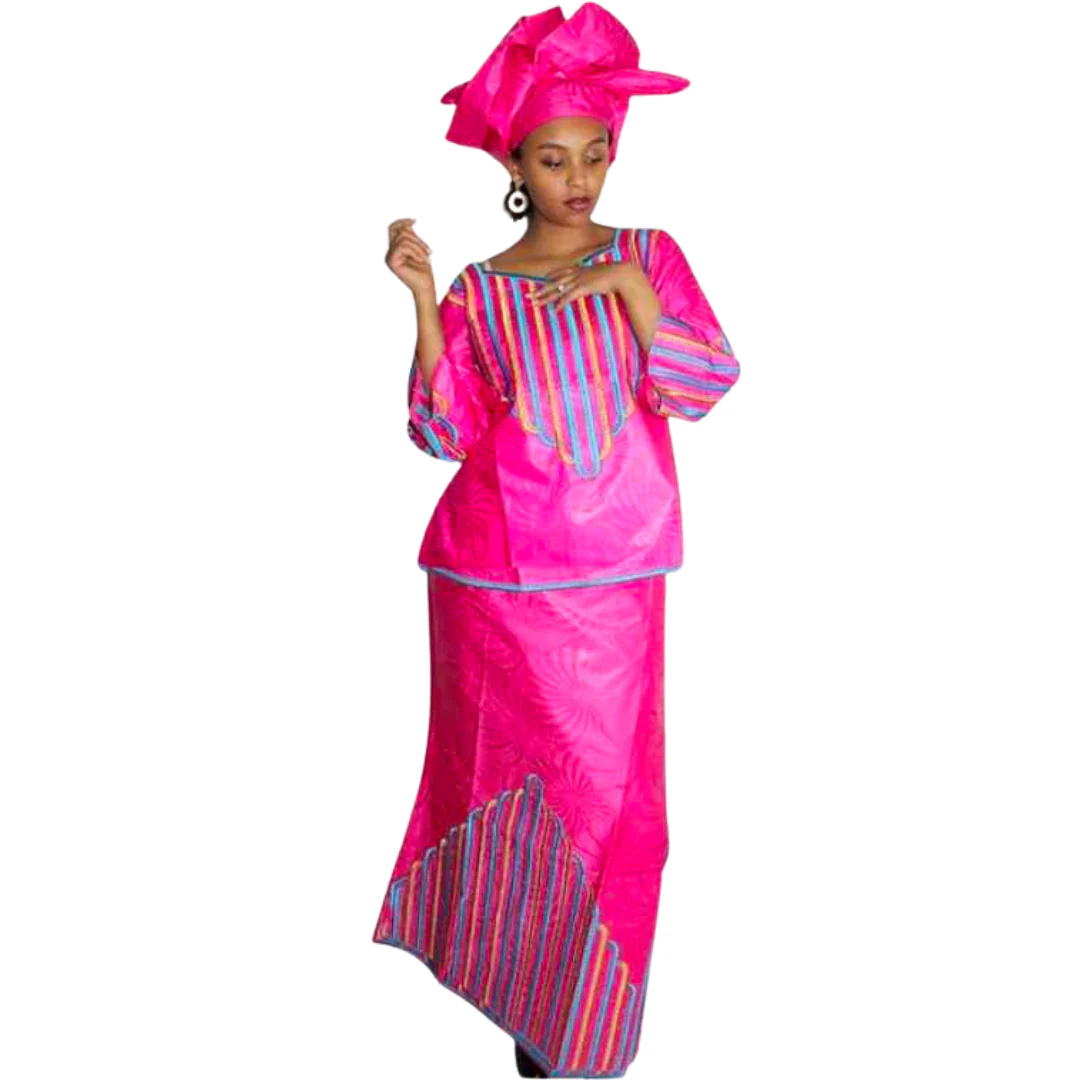 Boubou Africain Femme 2 Pièces – Image 6