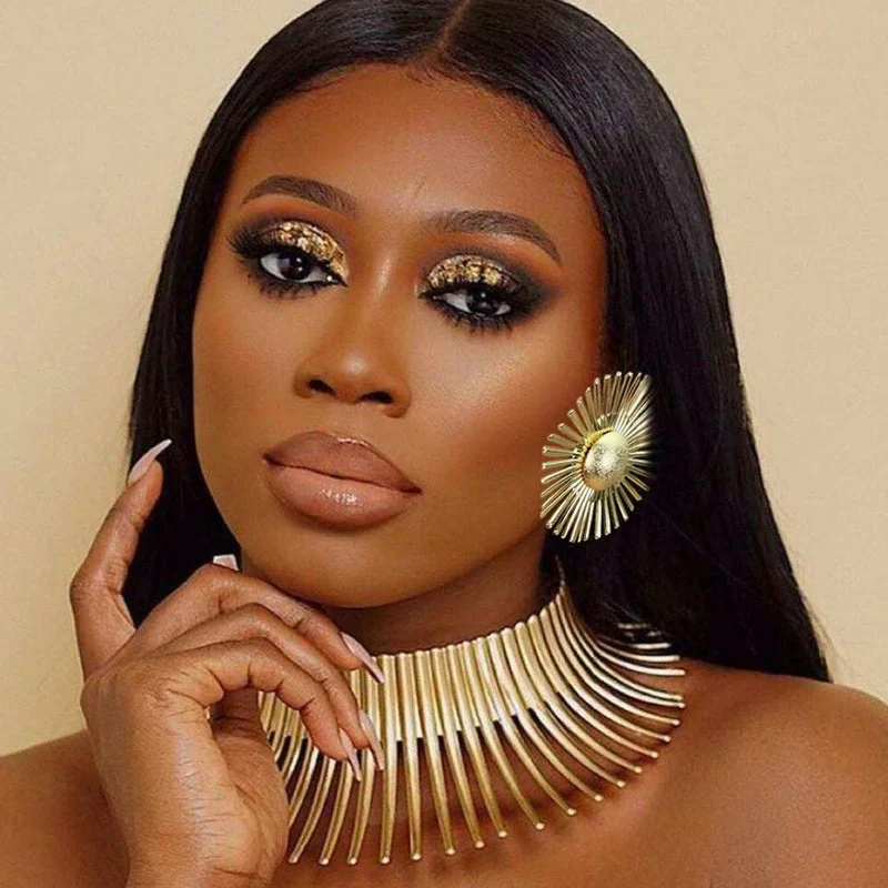 Boucles d'Oreilles Créoles Or – Image 2