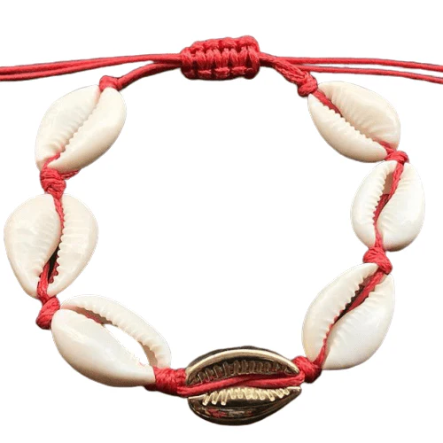 Bracelet Coquillage Rouge