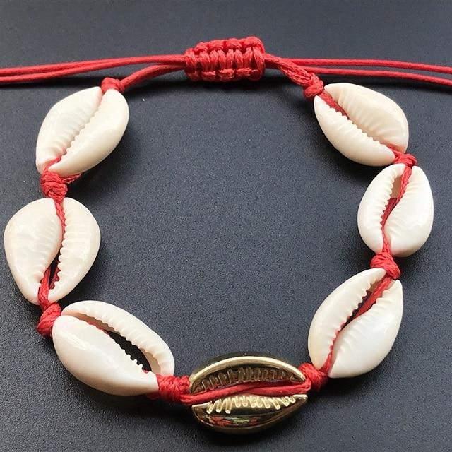 Bracelet Coquillage Rouge – Image 3