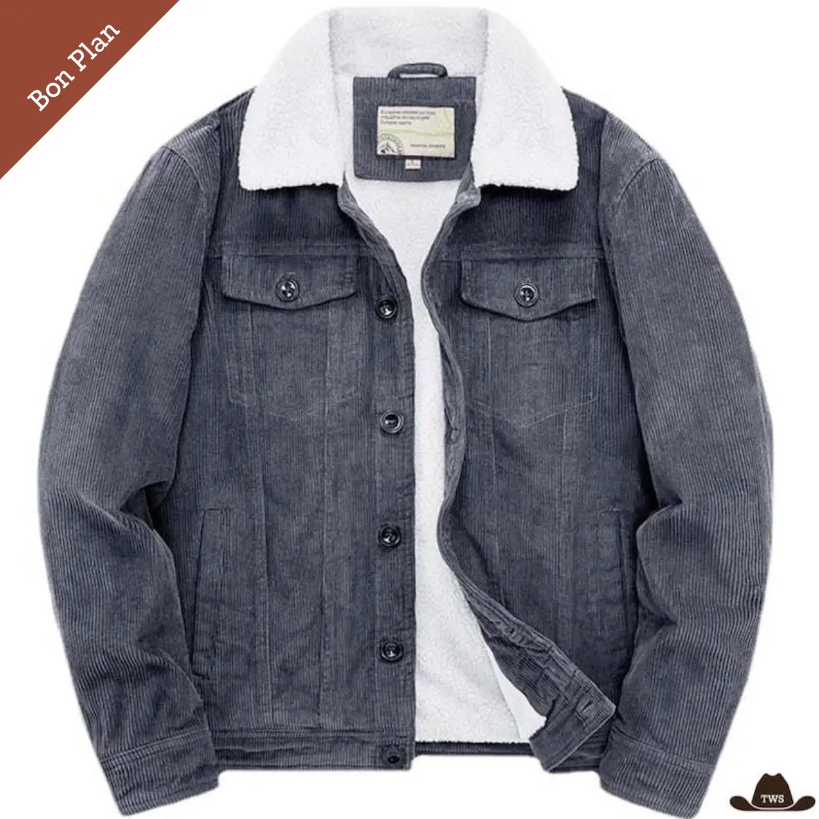 Veste Western Pour Homme - L et 3XL - Bon Plan – Image 3