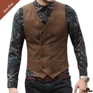 Gilet Western Style - Multi Tailles - Bon Plan
