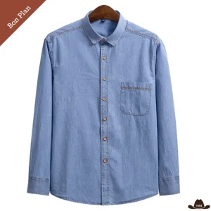 Chemise de western en denim - S - Bon Plan