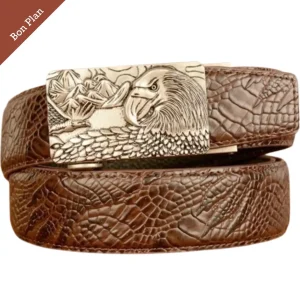 Ceinture Homme Western Boucle - 110 cm - Bon Plan