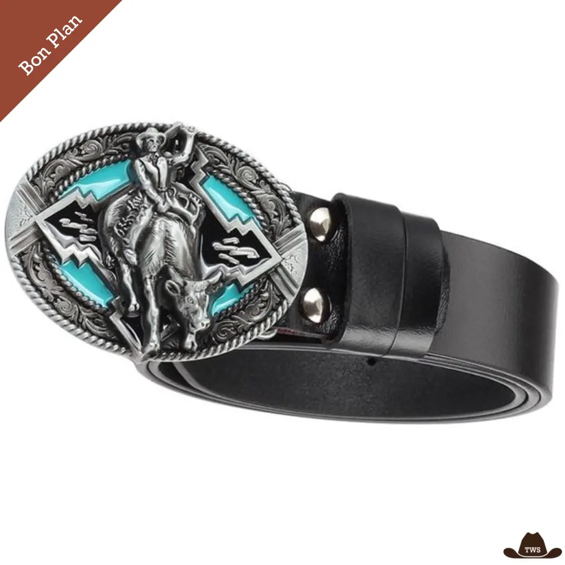 Ceinture Western Vintage - 95 cm - Bon Plan – Image 2
