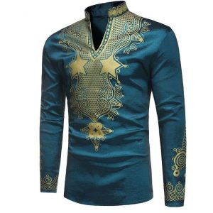 Chemise africaine Col Mao