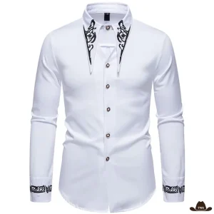 Chemise Blanche Western