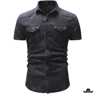 Chemise en Jean Homme Western