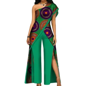 Combinaison Pantalon Tissu Africain