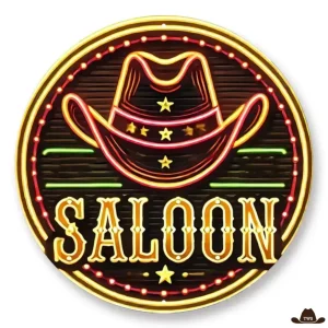 Enseigne Saloon