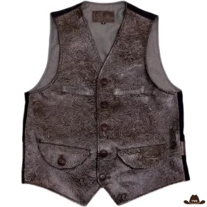 Gilet Cowboy Cuir