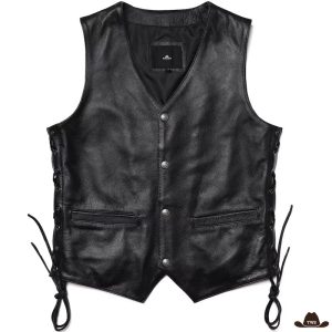 Gilet Western Noir