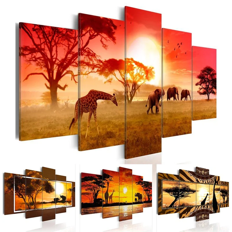 Grand Tableau Savane Africaine – Image 2