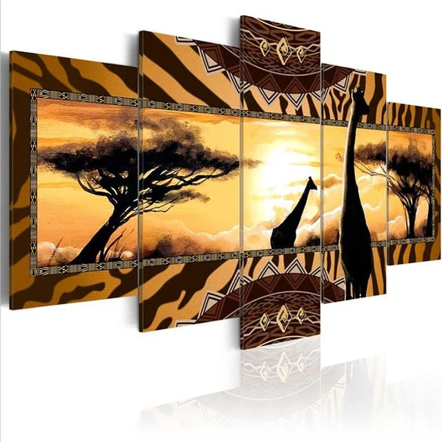 Grand Tableau Savane Africaine – Image 3
