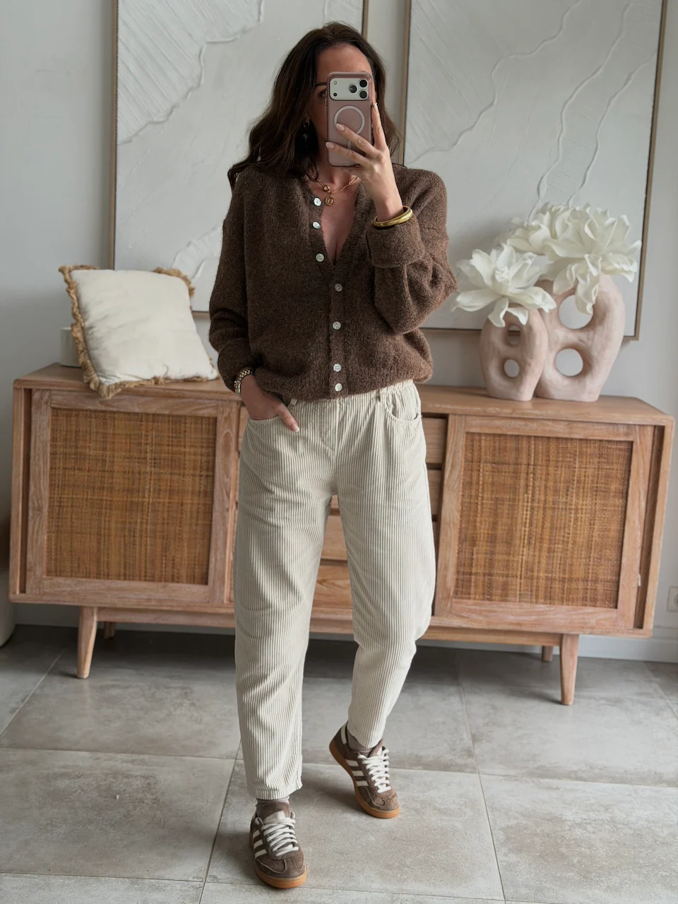 GILET ALIX MARRON – Image 5