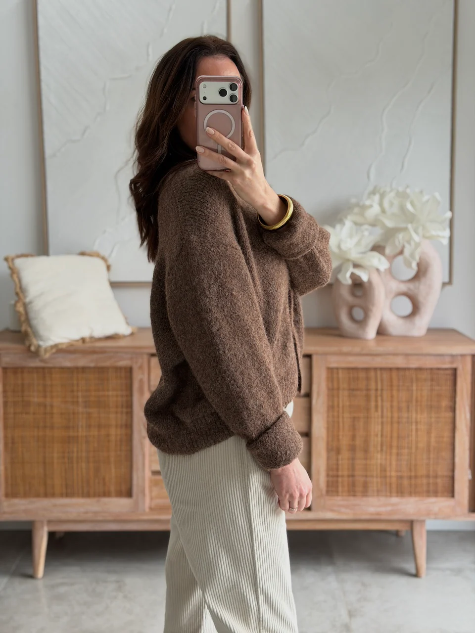 GILET ALIX MARRON – Image 4