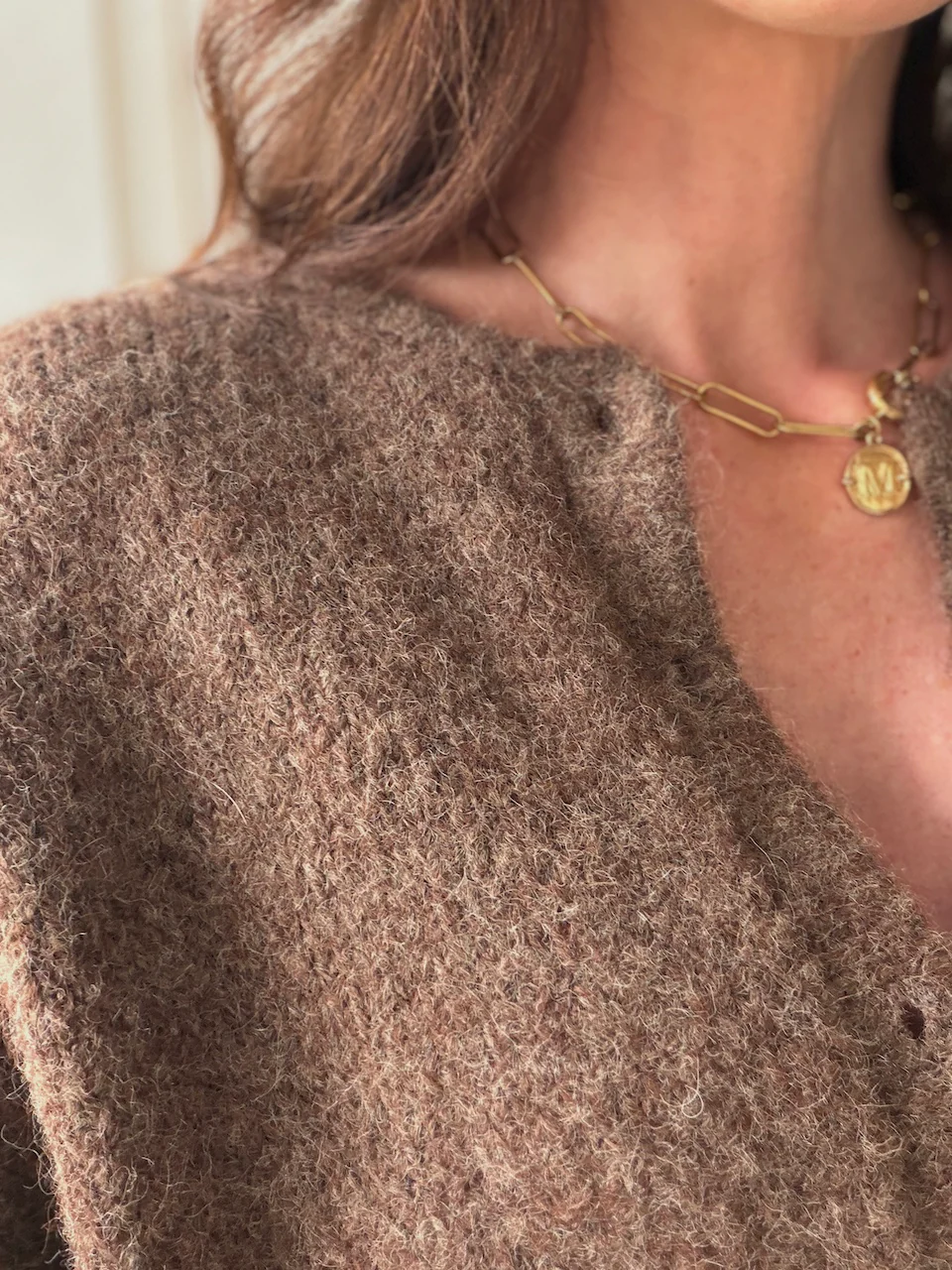 GILET ALIX MARRON – Image 3