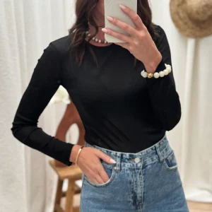 TEE SHIRT CAPUCINE NOIR