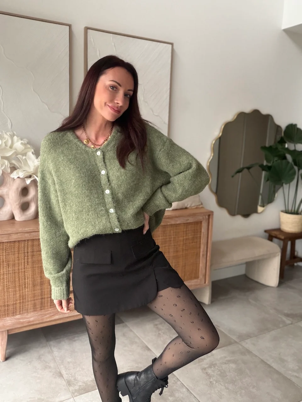 GILET ALIX VERT OLIVE – Image 5