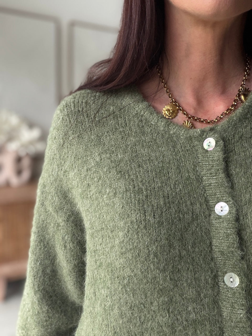 GILET ALIX VERT OLIVE – Image 3