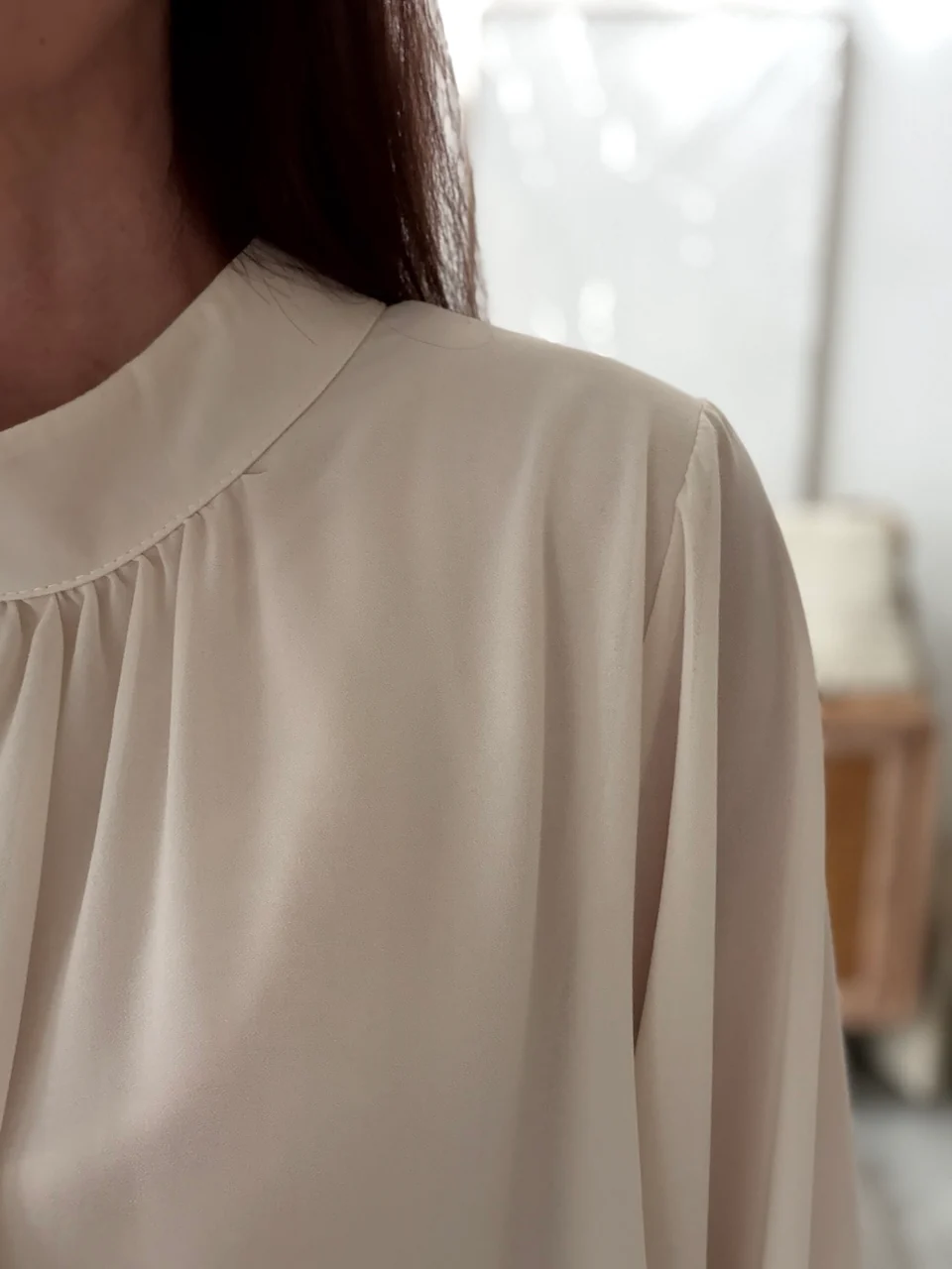 BLOUSE MARIA BEIGE – Image 3