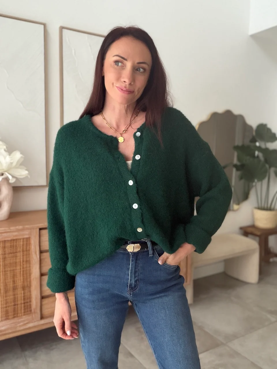 GILET ALIX VERT SAPIN – Image 2