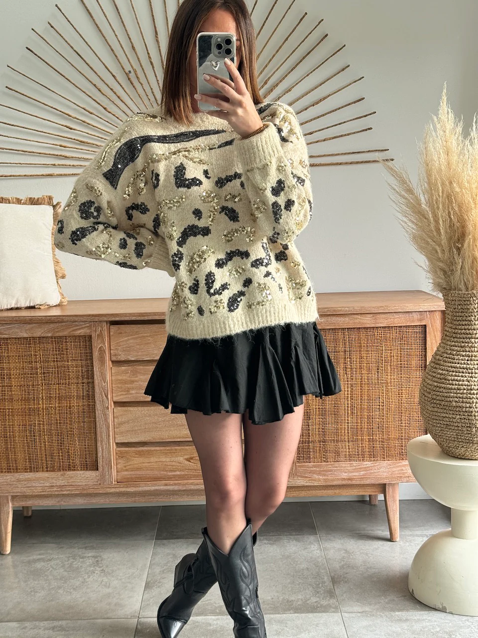 JUPE CHARLENE NOIR – Image 4