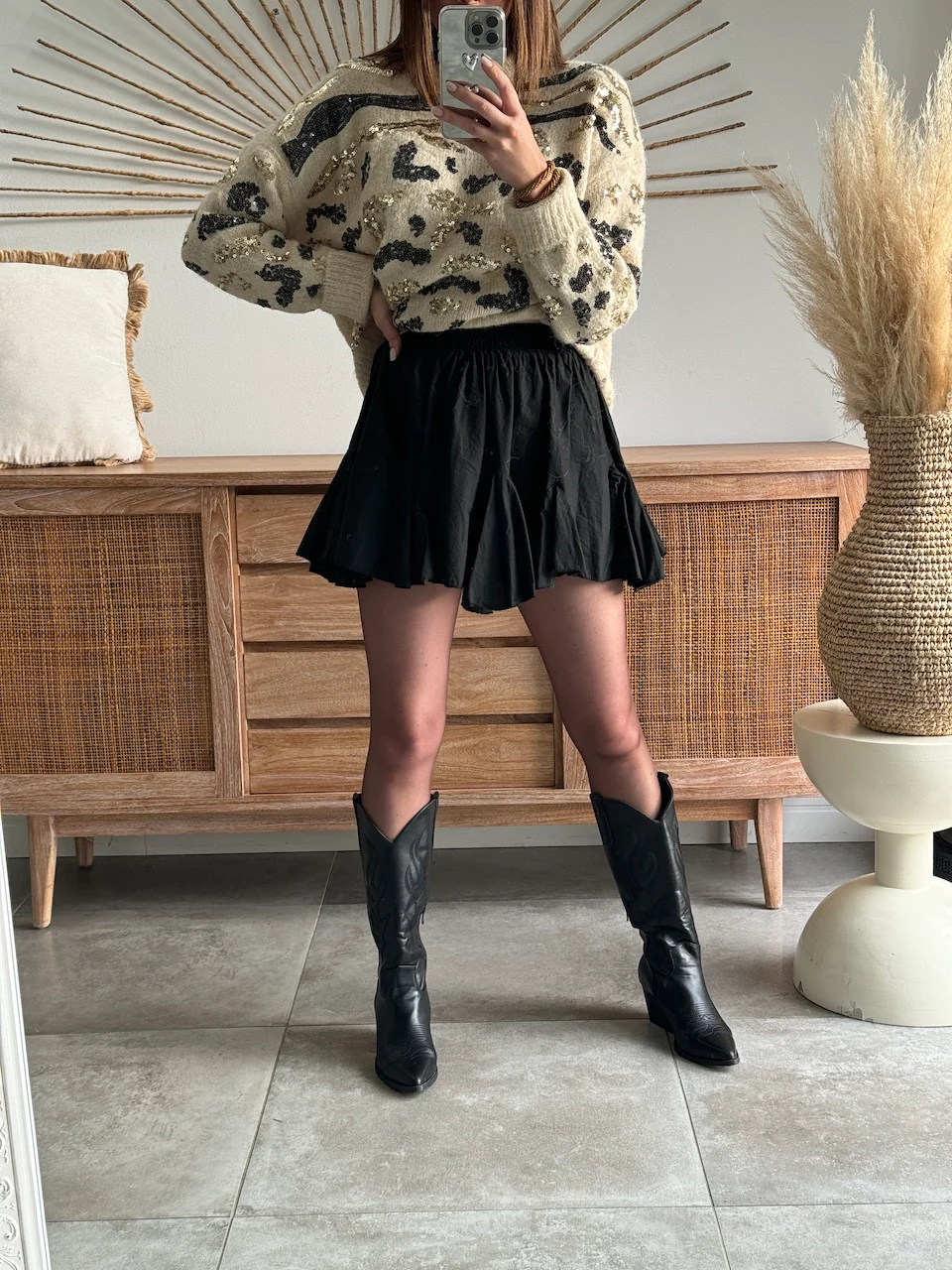 JUPE CHARLENE NOIR – Image 5