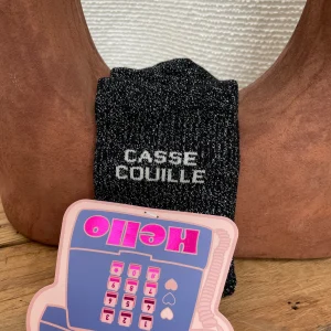 CHAUSSETTES CASSE COUILLE NOIR