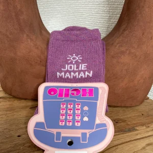 CHAUSSETTES JOLIE MAMAN LILA