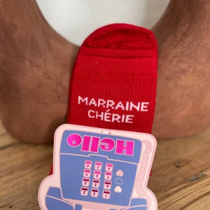 CHAUSSETTES MARRAINE ROUGE