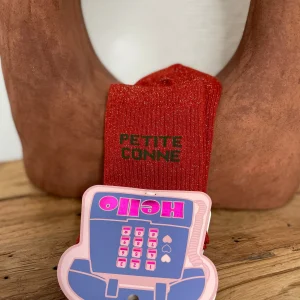 CHAUSSETTES PETITE CONNE BRIQUE