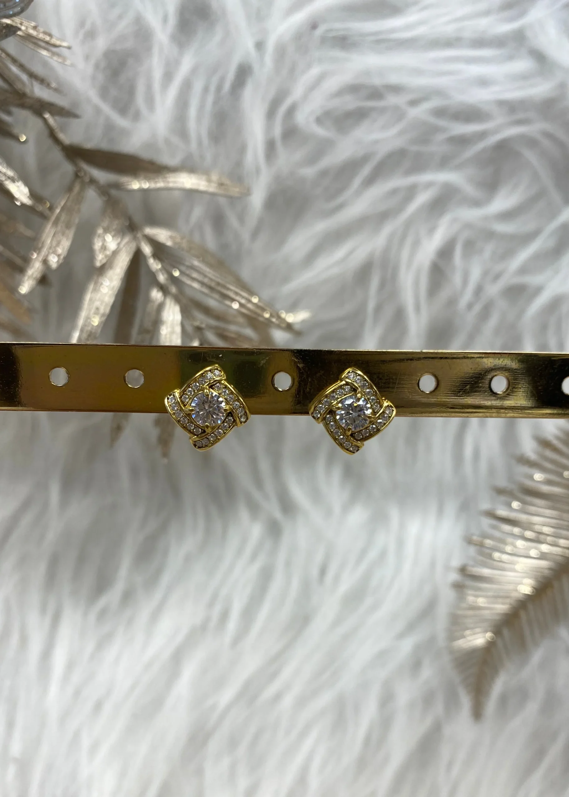 BOUCLES D'OREILLES CARRE – Image 2