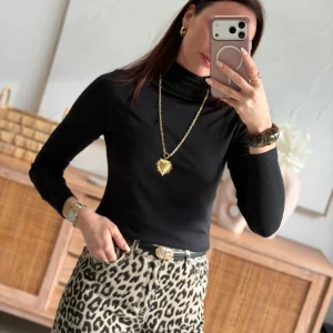 TOP POLAIRE OPHELIE NOIR